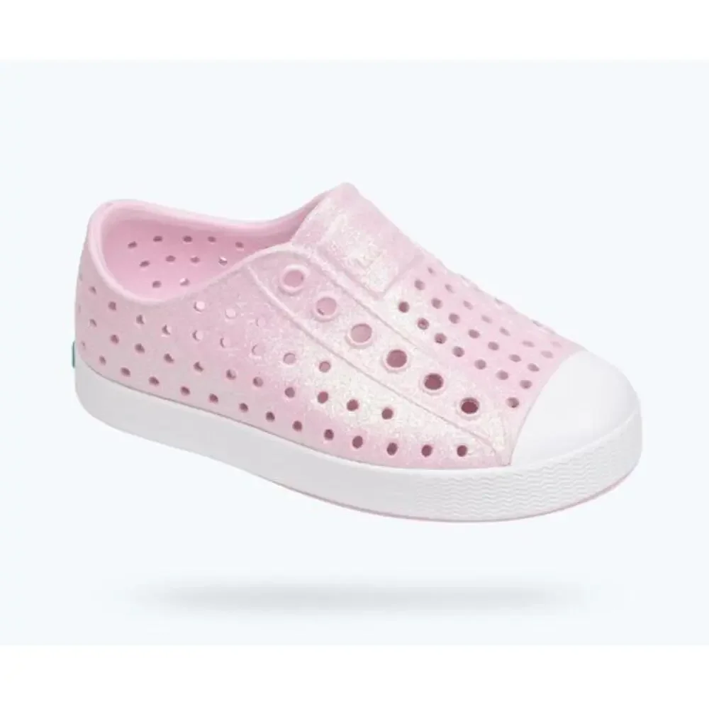 Native Shoes Jefferson Bio-Bling Toddler US 6 Pink Slip On Perforated ZOGG3507